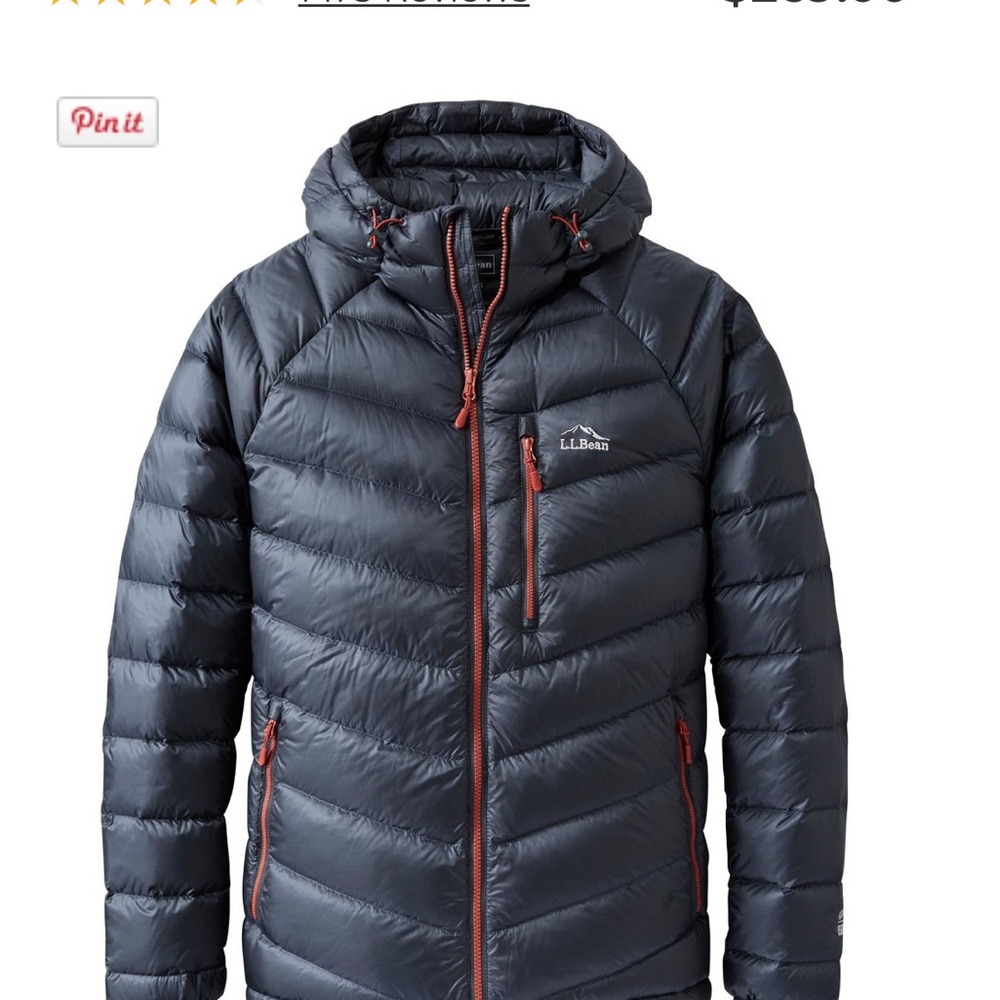 L.L. Bean Men's Black Puffer Jacket